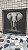 Quadro Decorativo Elefante em Preto e Branco - Imagem 2