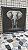 Quadro Decorativo Elefante em Preto e Branco - Imagem 1