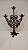 Candelabro em Bronze Clássico Anos 70 - Imagem 1
