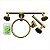 Kit Banheiro Acessórios 4 Peças Inox - Dourado Fosco - Imagem 2