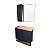 Gabinete Nordic Petroleo 80cm Mazzu C/ Espelho Sem Cuba - Imagem 1