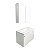Gabinete para Banheiro Jazz 80cm Mazzu Completo - Branco - Imagem 1