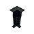 Canto Interno 10cm para Rodapé Real Pvc - Preto - Imagem 3
