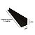 Cantoneira de Parede Perfil em V 2,5cm Barra 1 Metro - Preto - Imagem 2