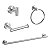 Kit Acessórios de Banheiro 4 Peças Inox 304 B1011 - Fosco - Imagem 1