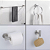 Kit Acessórios de Banheiro 4 Peças Inox 304 B1011 - Fosco - Imagem 2