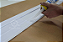 Rodapé de Pvc Plasbil Nobre 15cm Barra 2,4m - Branco - Imagem 7