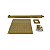 Ducha Chuveiro Frio Slim Quadrado Gold S1008g 20cm - Dourado - Imagem 3