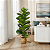 Ficus Lyrata Artificial Planta Grade Realista 1 Metro Decoração Sala - Imagem 1