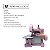 Máquina De Costura Overlock Semi Industrial 3 Fios Com Motor Acoplado Modelo GN1-6D - Imagem 5