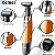 Kemei KM-1910 recarregável barbeador elétrico barba estilo trimmer elegante barb - Imagem 1