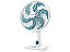 Ventilador de Mesa Ultra V-UT-30-01 30cm 6 Pás 3 Velocidades Branco e Azul - 220 - Imagem 4