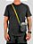 Bolsa De Ombro Mini Bolsa Pochete Necessaire Transversal Masculina Cinza Alça Re - Imagem 4