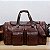 Grande bolsa de viagem masculina de couro macio viagem de negócios bolsa de féri - Imagem 10