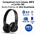 Fone De Ouvido P 47 Wireless Bluetooth Headphone Preto - Imagem 4