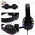 Headset Fone Gamer led rgb com microfone USB F-8026 Headphone iluminado - Imagem 4