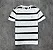 CAMISETA TOMMY HILFIGER LISTRADA- BRANCA/ AZUL MARINHO - Imagem 1