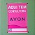 Banner Vertical 40x60cm - AQUI TEM CONSULTORA AVON - Revendedora de Cosméticos e Maquiagem - WhatsApp - Imagem 2