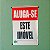 Placa Banner "ALUGA-SE ESTE IMÓVEL" - 40x60cm com Ícone e Espaço para Contato WhatsApp - Imagem 2