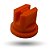 Bico Leque De Poliacetal TP Laranja 110° 01 Magnojet Para Pulverizador - Imagem 3