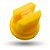 Bico Leque De Poliacetal TP Amarelo 110° 02 Magnojet Para Pulverizador - Imagem 1
