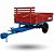 Carreta Tracionada Basculante Marcassio Para Micro Trator - Imagem 1