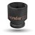 Soquete Sextavado de Impacto Encaixe de 1/2" x 27,0mm Vonder - Imagem 2