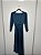 Vestido Azul Zara Longo Tamanho P - Imagem 2