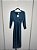 Vestido Azul Zara Longo Tamanho P - Imagem 1
