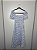 Vestido Azul e Branco Floral PP - Imagem 2