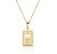 Colar Medalha ´´Amor, Esperança, Sabedoria, Caridade, Fortaleza, Piedade`` Banhado a Ouro 18k — Ale Semijoias - Imagem 1