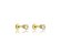 Brinco Baby Ponto de Luz com Zircônia Cristal Banhado a Ouro 18k — Ale Semijoias - Imagem 1