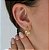 Brinco Argola Torcida Texturizada Vazada Ouro 18k — Ale Semijoias - Imagem 3