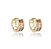 Brinco Argolinha Zircônias Multicolor Ouro 18k | Ale Semijoias - Imagem 1