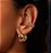 Piercing Fake de Bolinhas Banhado a Ouro 18k - Imagem 2