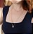 Colar Nossa Senhora com Zircônias Banho Ouro 18k - Ale Semijoias - Imagem 3