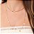 Colar Medalinhas e Ponto de Luz Banho Ouro 18k - Ale Semijoias - Imagem 2