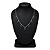 Colar Choker 7 Cristais Verdes Esmeralda 6mm Corrente 45cm Prata 925 - Ale Semijoias - Imagem 2