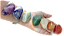 KIT PEDRAS ROLADAS DOS 7 CHAKRAS - Imagem 1