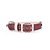 Coleira Royal Bordo 30-36cm Sm - Imagem 1