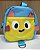 Mochilinha Pet Cor Azul/Amarelo Tam P - Imagem 1