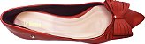 Sapatilha Le Bianco Génova Bico Fino Laço Frontal Vermelha em Calf - Imagem 4