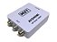 Mini Adaptador Conversor De RCA AV Para HDMI Com Áudio MXT - Imagem 1