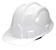 CAPACETE ABA FRONTAL BRANCO DELTA PLUS C/ CARNEIRA + JUGULAR - Imagem 1