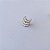 Piercing fake em banho de prata silver com 6 colunas cravejadas - Imagem 1