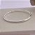 Bracelete liso tradicional em banho de prata silver - Imagem 1
