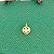 Pingente chapa smile em banho de ouro 18k - Imagem 1
