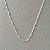 Corrente malha delicada em banho de prata silver - Imagem 1