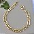 Pulseira em elos G com fecho boia em banho de banho de ouro 18k - Imagem 1