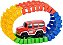Pista Infantil Rainbow Track 55 Peças Carro - Imagem 1